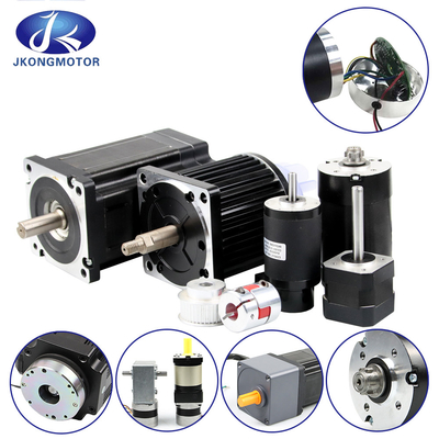 Motor eléctrico de corriente continua sin escobillas BLDC con caja de engranajes / freno / codificador / controlador 24V 36V 48V Servomotor de corriente continua para cortadora de césped