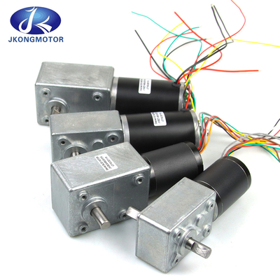 Jkongmotor Motor de alta potencia de CC sin escobillas Micro BLDC Worm Gear Motor de automóvil eléctrico con caja de cambios planetaria para puerta corredera