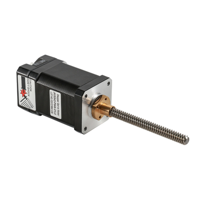 Jkongmotor NEMA 8/11/14/17/23/24/34 T5/T8/T10 Trapezoidal de rosca de tornillo motor paso a paso lineal con motor paso a paso de tornillo de plomo