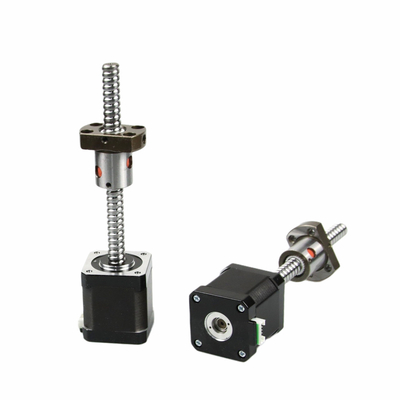 Jkongmotor NEMA 8/11/14/17/23/24/34 T5/T8/T10 Trapezoidal de rosca de tornillo motor paso a paso lineal con motor paso a paso de tornillo de plomo