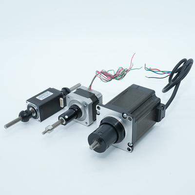 Jkongmotor NEMA 8/11/14/17/23/24/34 T5/T8/T10 Trapezoidal de rosca de tornillo motor paso a paso lineal con motor paso a paso de tornillo de plomo