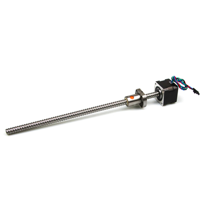 Jkongmotor NEMA 8/11/14/17/23/24/34 T5/T8/T10 Trapezoidal de rosca de tornillo motor paso a paso lineal con motor paso a paso de tornillo de plomo