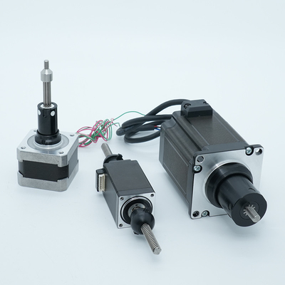 Jkongmotor 12V 24V NEMA 8 11 17 23 24 34 42 52 Mini Micro bola de tornillo lineal de engranajes de bucle cerrado motor paso a paso con freno
