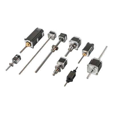 Jkongmotor 12V 24V NEMA 8 11 17 23 24 34 42 52 Mini Micro bola de tornillo lineal de engranajes de bucle cerrado motor paso a paso con freno