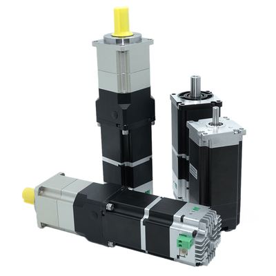 Jkongmotor 48VDC 1.27nm 400W RS485 Canopen DC Servomotor integrado con conductor junto con freno o caja de cambios