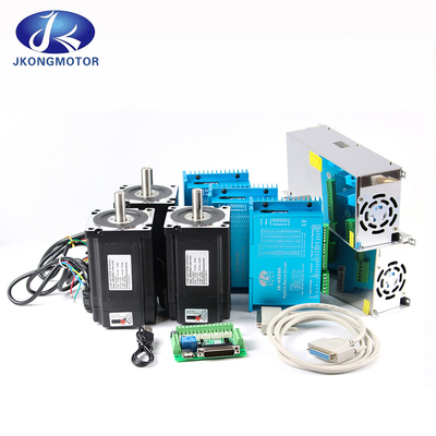 Jkongmotor Nema 11 17 23 24 34 Conjunto híbrido de bucle cerrado motor paso a paso integrado de bucle cerrado con codificador / freno / caja de cambios
