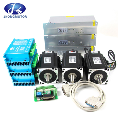 Jkongmotor Nema 11 17 23 24 34 Conjunto híbrido de bucle cerrado motor paso a paso integrado de bucle cerrado con codificador / freno / caja de cambios