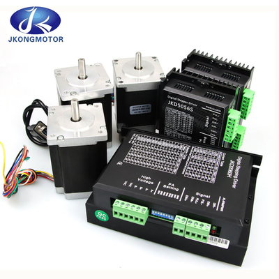 Jkongmotor Nema 11 17 23 24 34 Conjunto híbrido de bucle cerrado motor paso a paso integrado de bucle cerrado con codificador / freno / caja de cambios