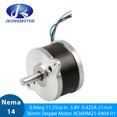 Venta caliente motor paso a paso de 0,9 grados de 36 mm JK36HM21-0404-01 para máquinas automáticas