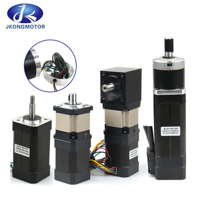 Jkongmotor OEM Manufacturer 56mm Torque alto Velocidad alta Rpm Micro pequeño 12V 24V Mini Planetario Bldc motor DC sin escobillas con codificador