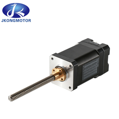 Jkongmotor Fábrica china Nema8 11 14 16 17 23 24 34 Motor paso a paso lineal con tornillo de plomo para impresora 3D Motor paso a paso lineal