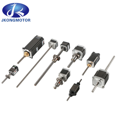 Jkongmotor Fábrica china Nema8 11 14 16 17 23 24 34 Motor paso a paso lineal con tornillo de plomo para impresora 3D Motor paso a paso lineal