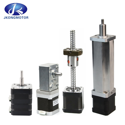 Jkongmotor Fábrica china Nema8 11 14 16 17 23 24 34 Motor paso a paso lineal con tornillo de plomo para impresora 3D Motor paso a paso lineal