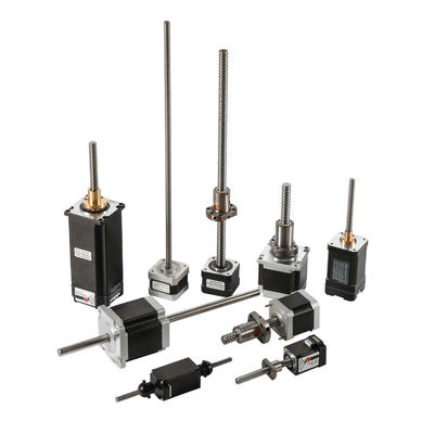Jkongmotor motor de tornillo de bolas 2.8A 23HS10028-SFU1204 tornillo de 300 mm Nema23 motor paso a paso para guía lineal de gusano CNC motor de tornillo de bolas
